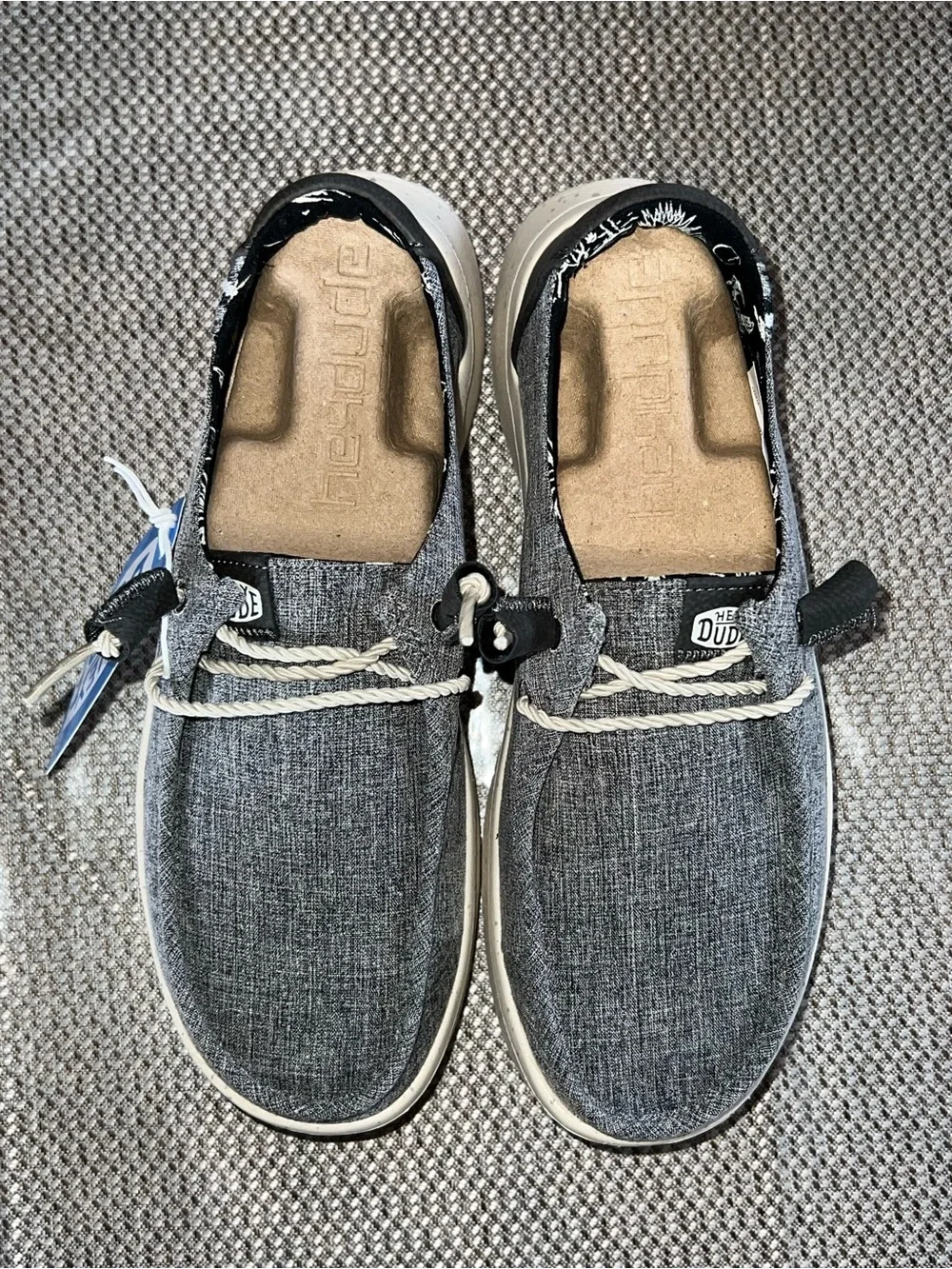 Hey Dude Wendy Peak Woven - Charcoal